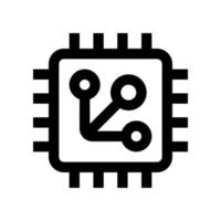 processor icon for your website, mobile, presentation, and logo design. vector