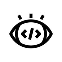 vision icon for your website, mobile, presentation, and logo design. vector