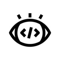 vision icon for your website, mobile, presentation, and logo design. vector