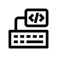 icono de teclado para su sitio web, móvil, presentación y diseño de logotipo. vector