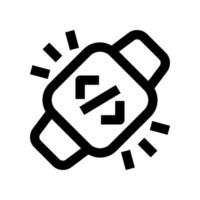 smartwatch icon for your website, mobile, presentation, and logo design. vector