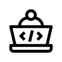 programming icon for your website, mobile, presentation, and logo design. vector
