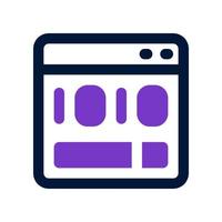 binary code icon for your website, mobile, presentation, and logo design. vector