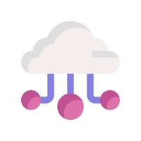 cloud computing icon for your website, mobile, presentation, and logo design. vector