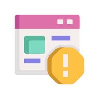 error icon for your website, mobile, presentation, and logo design. vector