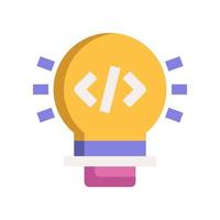 light bulb icon for your website, mobile, presentation, and logo design. vector
