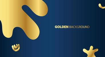 free Abstract background luxury dark blue with gold vector