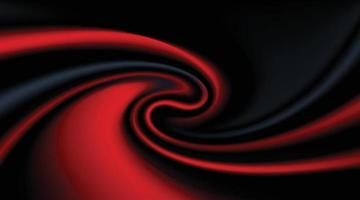 la capa de la curva de fondo abstracto negro y rojo se superpone a la ilustración vector