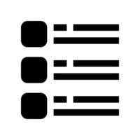 list icon for your website, mobile, presentation, and logo design. vector