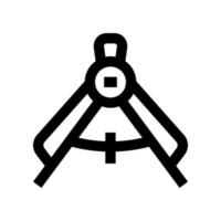 drawing compass icon for your website, mobile, presentation, and logo design. vector