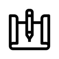 blueprint icon for your website, mobile, presentation, and logo design. vector