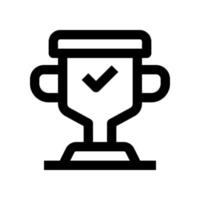 trophy icon for your website, mobile, presentation, and logo design. vector