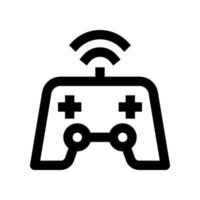 icono de gamepad para su sitio web, móvil, presentación y diseño de logotipo. vector