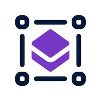 3d cube icon for your website, mobile, presentation, and logo design. vector