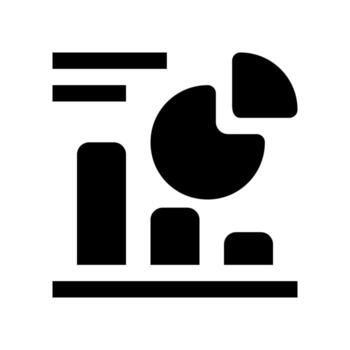 icono de informe de datos para su sitio web, móvil, presentación y diseño de logotipo. vector