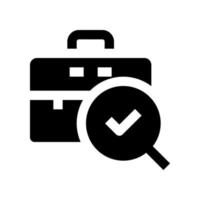 briefcase icon for your website, mobile, presentation, and logo design. vector