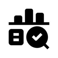 data analysis icon for your website, mobile, presentation, and logo design. vector