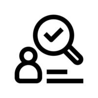 market research icon for your website, mobile, presentation, and logo design. vector
