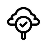 cloud icon for your website, mobile, presentation, and logo design. vector