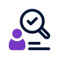 market research icon for your website, mobile, presentation, and logo design. vector