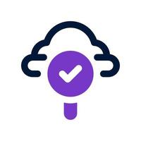 cloud icon for your website, mobile, presentation, and logo design. vector