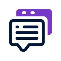 chat icon for your website, mobile, presentation, and logo design. vector