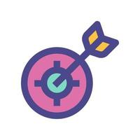 target icon for your website, mobile, presentation, and logo design. vector