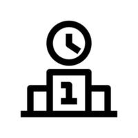 podium icon for your website, mobile, presentation, and logo design. vector