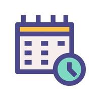 schedule icon for your website, mobile, presentation, and logo design. vector