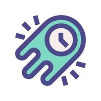 fast time icon for your website, mobile, presentation, and logo design. vector