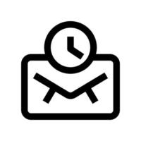 icono de correo electrónico para su sitio web, móvil, presentación y diseño de logotipo. vector