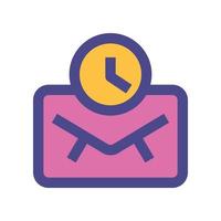 icono de correo electrónico para su sitio web, móvil, presentación y diseño de logotipo. vector