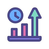 increase icon for your website, mobile, presentation, and logo design. vector