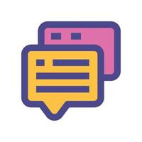 chat icon for your website, mobile, presentation, and logo design. vector