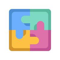 puzzle icon for your website, mobile, presentation, and logo design. vector