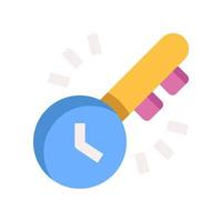 time is key icon for your website, mobile, presentation, and logo design. vector