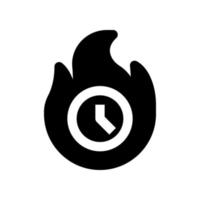 icono de fuego para su sitio web, móvil, presentación y diseño de logotipo. vector