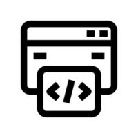 coding icon for your website, mobile, presentation, and logo design. vector