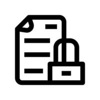 locked icon for your website, mobile, presentation, and logo design. vector