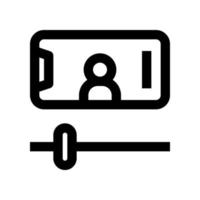 video streaming icon for your website, mobile, presentation, and logo design. vector