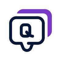 question icon for your website, mobile, presentation, and logo design. vector