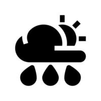 rainy icon for your website, mobile, presentation, and logo design. vector