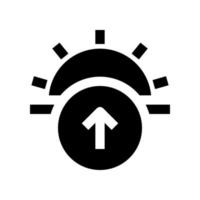 sunrise icon for your website, mobile, presentation, and logo design. vector