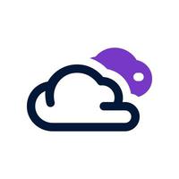 cloud icon for your website, mobile, presentation, and logo design. vector