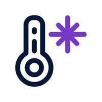 cold temperature icon for your website, mobile, presentation, and logo design. vector