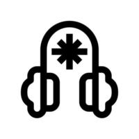 earmuff icon for your website, mobile, presentation, and logo design. vector