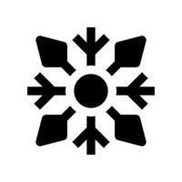 icono de copo de nieve para su sitio web, móvil, presentación y diseño de logotipo. vector