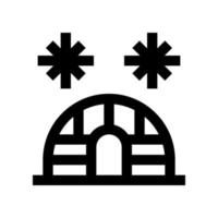 igloo icon for your website, mobile, presentation, and logo design. vector