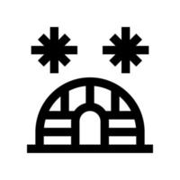 igloo icon for your website, mobile, presentation, and logo design. vector