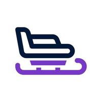 sled icon for your website, mobile, presentation, and logo design. vector